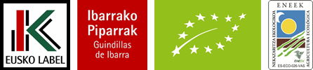 Piparras de Ibarra cultivadas de forma sostenible y ecológica con Eusko Label